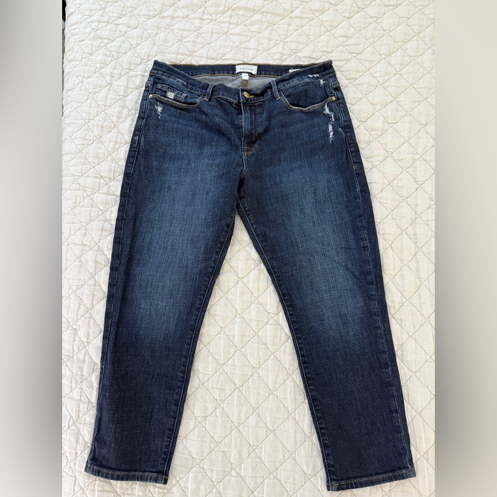 Frame Women's Dark Blue Ankle Jeans